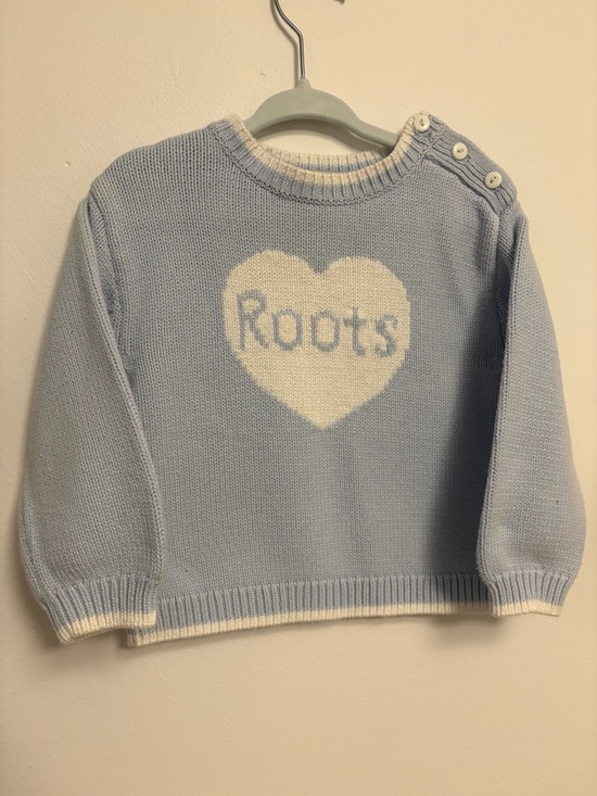Roots Other - Vintage Roots Baby Blue Knit Sweater
